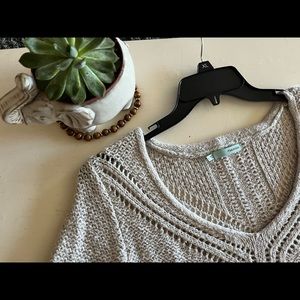 Maurice’s Large grey knit long sweater